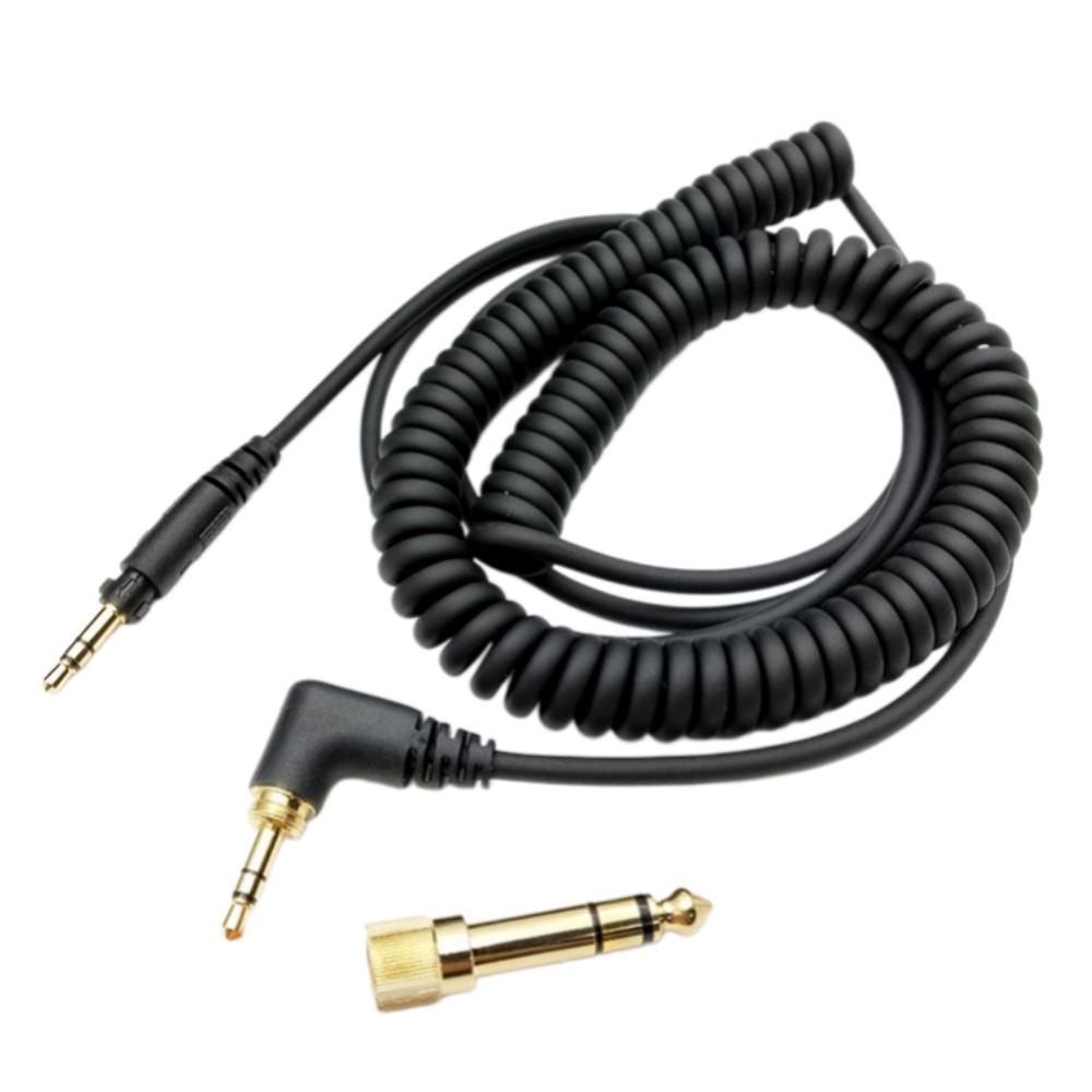 Spring Coiled Cable Over Head Earphone Cord Wire For Technics EAH-DJ1200