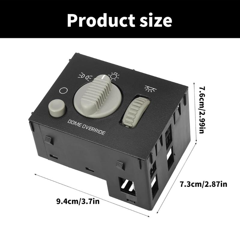 Scheinwerferschalter Instrumentenbrett Dimmerschalter für 1500 2500 3500 Autozubehör 15738843 15755595 SW215