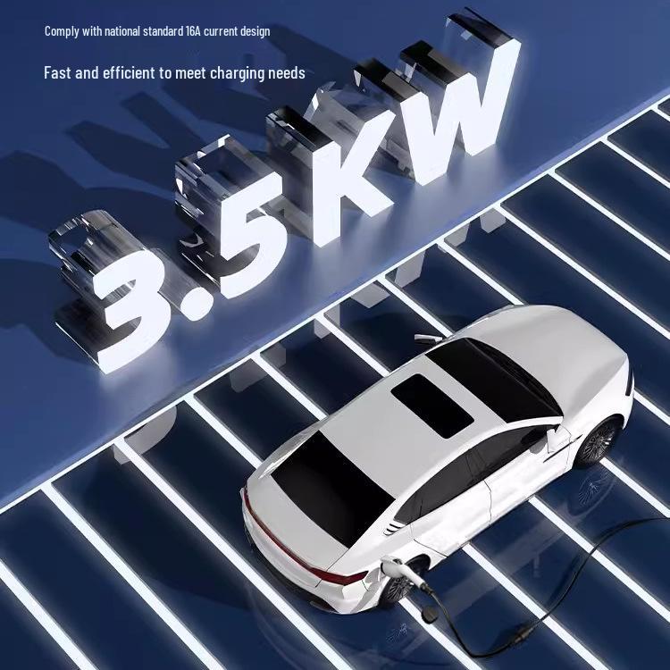 7KW Portable On-Board Charging Gun for New Energy Electric Vehicles, Compatible with Buick Velite 6 and BYD Qin
