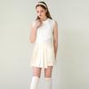 LIKK Asymmetrical Pleated Skirt (Beige)_L3A1-Sk03C