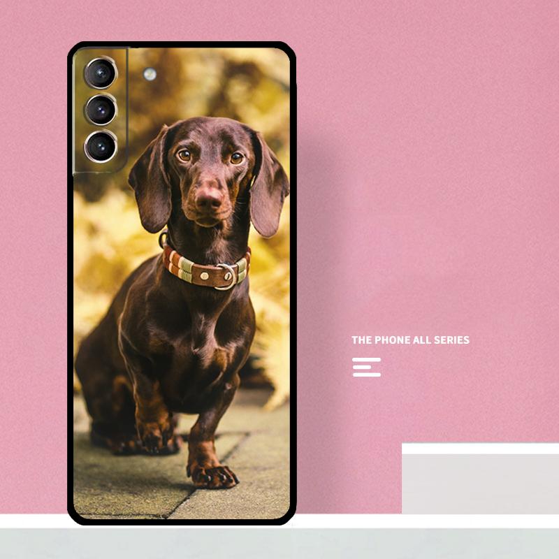 Dachshund Dog Phone Case For Samsung Galaxy S26 S23 Ultra S20 S21 S22 S24 S25 Plus S10 S25 FE Cover Coque