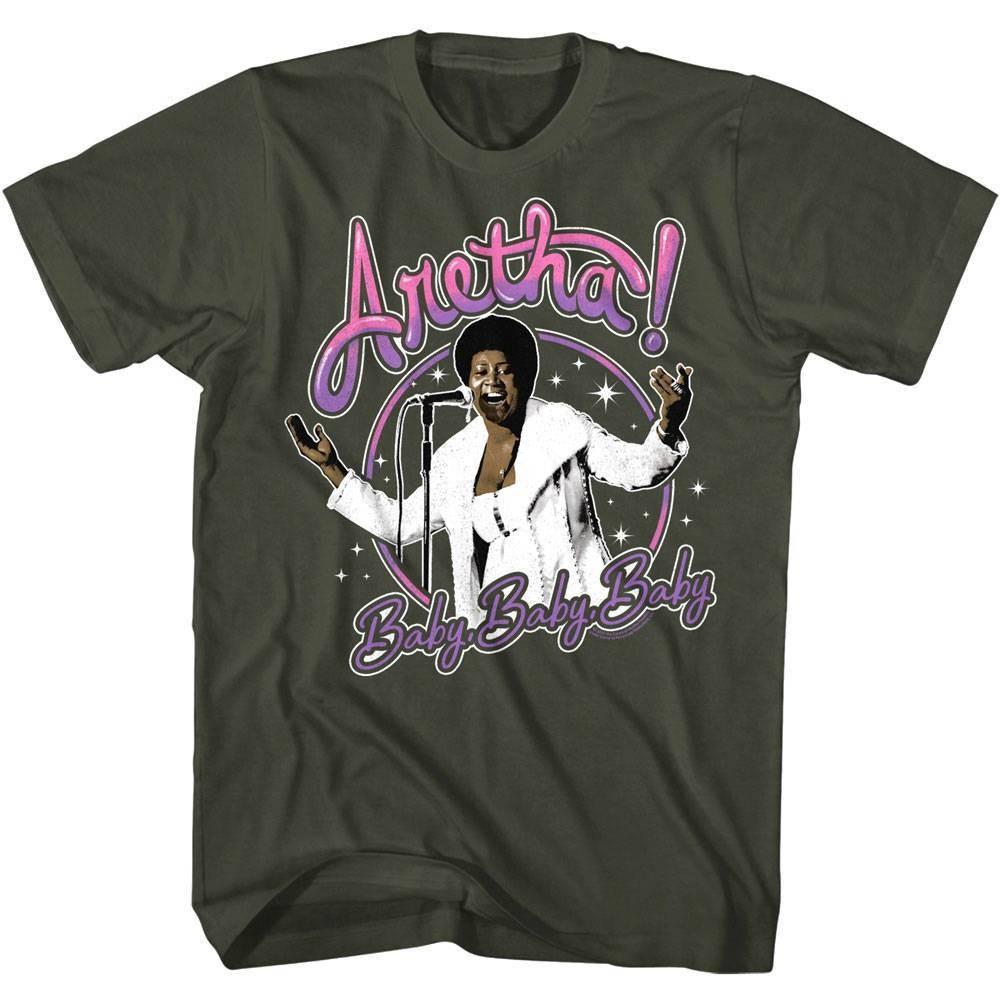 Aretha Franklin Baby Baby Baby Men T Shirt M