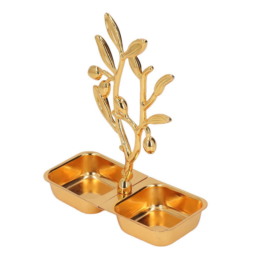 Gold Serving Tray Nordic Style Stainless Steel Snack Tray Candies Plate for Desks Parties Wedding