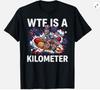 WTF Is a Kilometer Shirt Funny Uncle Sam Hot Dog Rocket Unisex T-Shirt