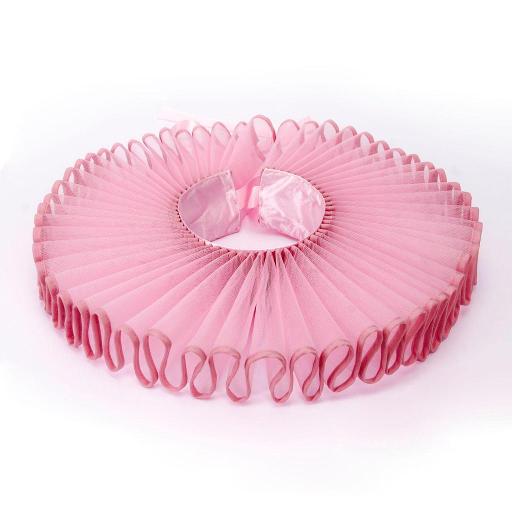 Aristocratic Literary Fake Ruff Collar - Colorful Retro Exaggerated Portrait Prop