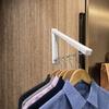 Retractable Clothes Drying Rack Folding Clothes Hanger Collapsible Closet Organizer Space Saving Wall Mounted Laundry Rack