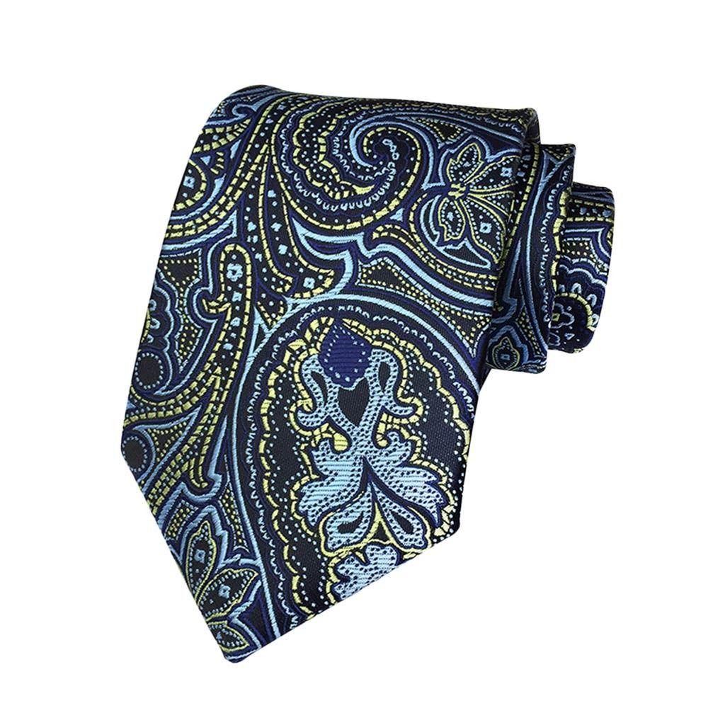 Business Paisley Tie Adjustable Cravat Fashion Neck Wear  Party