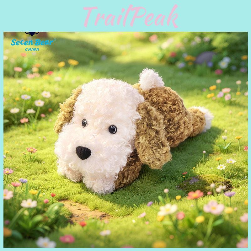 Cute Puppy Plush Toy Pillow With Pp Cotton Filling For Kids And Adults