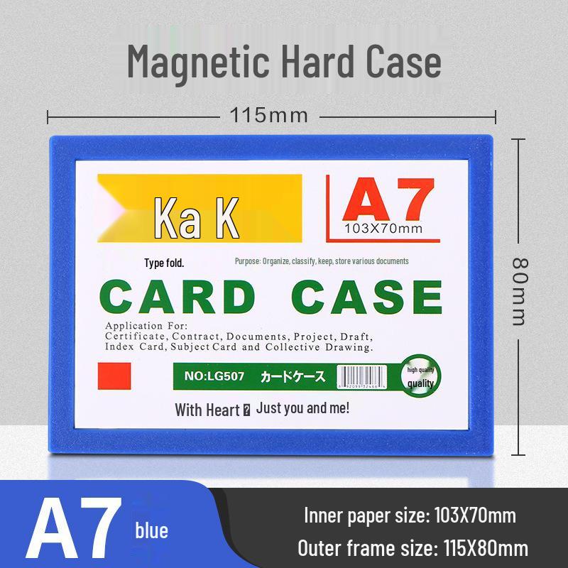 Kashi Magnetic Signboard: A-type Strong Magnetic Label for Shelves & Cabinets, with Buckle Feature
