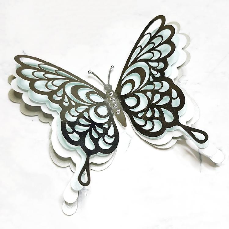 Four-layer for Butterfly Metal Cutting Dies Embossing Scrapbooking Photo Album