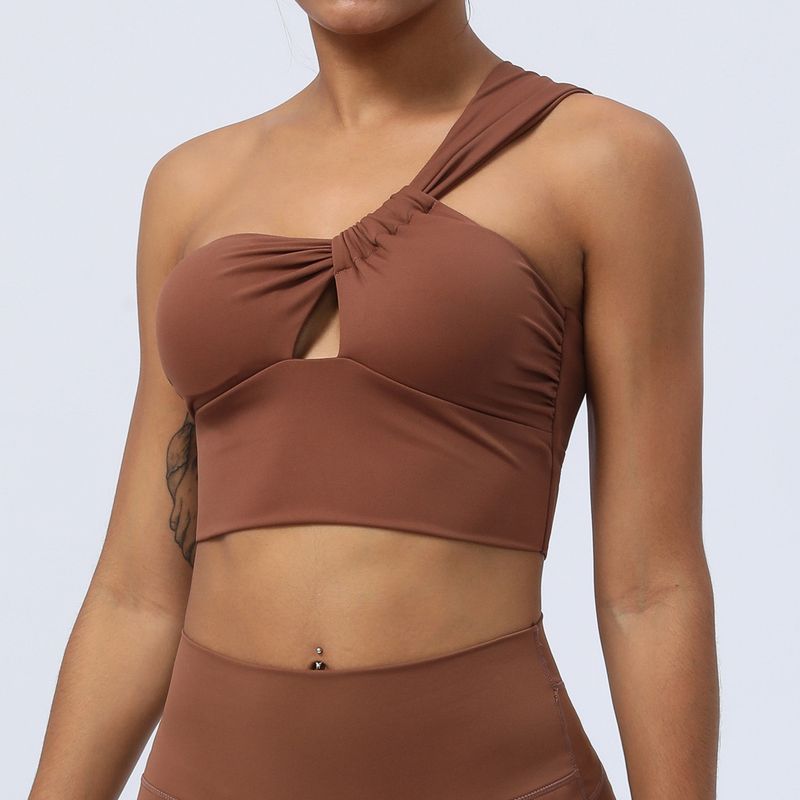 European and American-Style Crossbody Bra Dancing Hollow Yoga Underwear