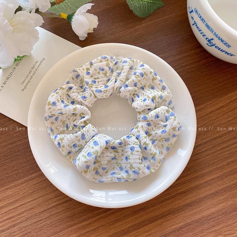 

Mori large intestine hair band women s head rope head flower hair accessories rubber band hair rope headgear