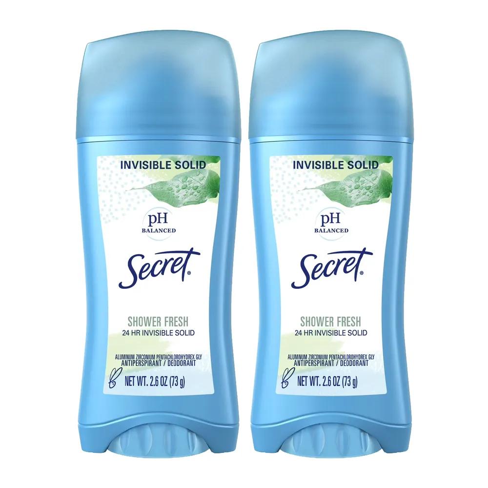 Secret Invisible Deodorant Stick Shower Fresh Scent 73g x 2 Pack Set