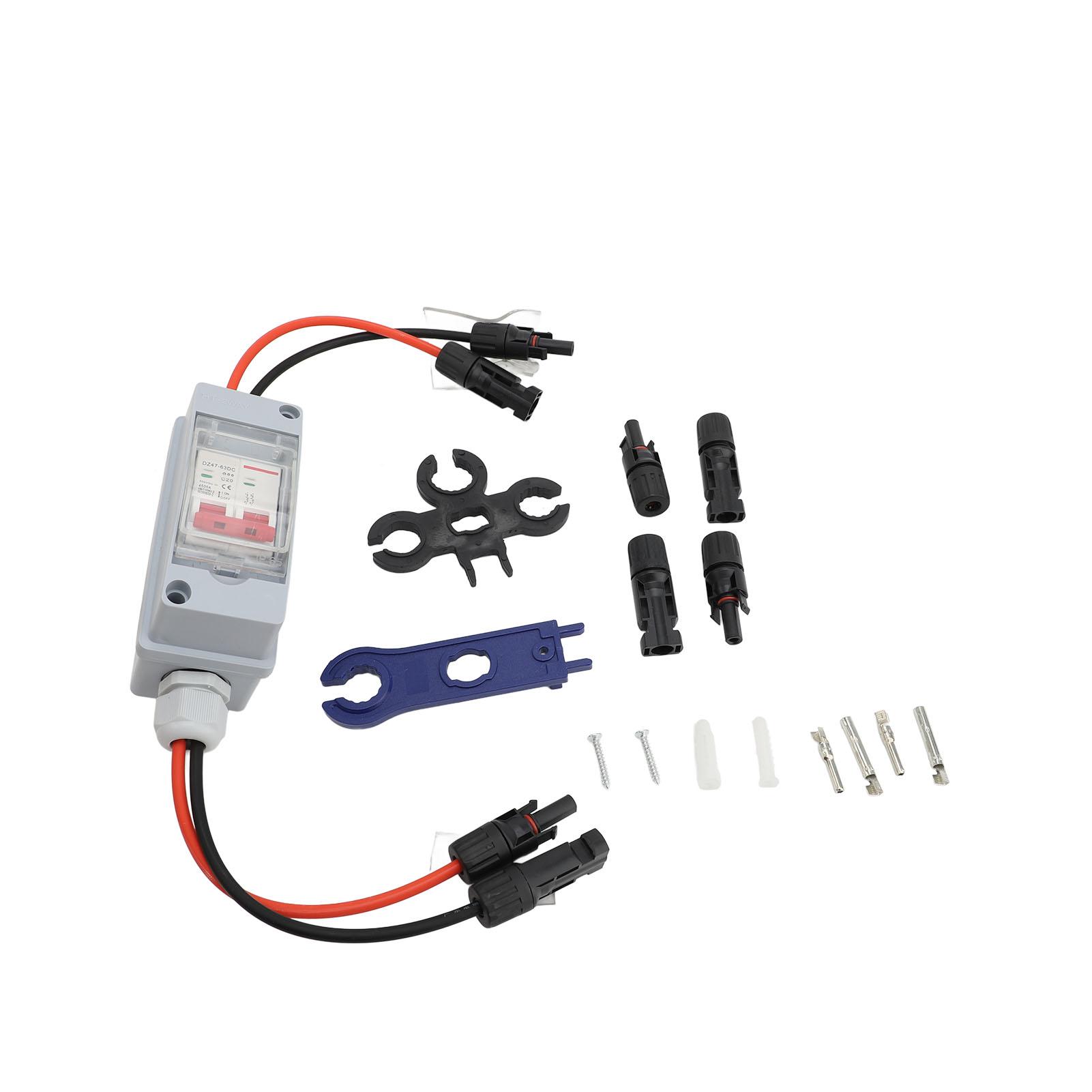 

Solar Disconnect Switch IP Water Proof DC Outdoor PV Miniature Circuit Breaker for Home 20A