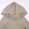 Hooded T-shirt Women's Slim Fit Long Sleeved Short Top