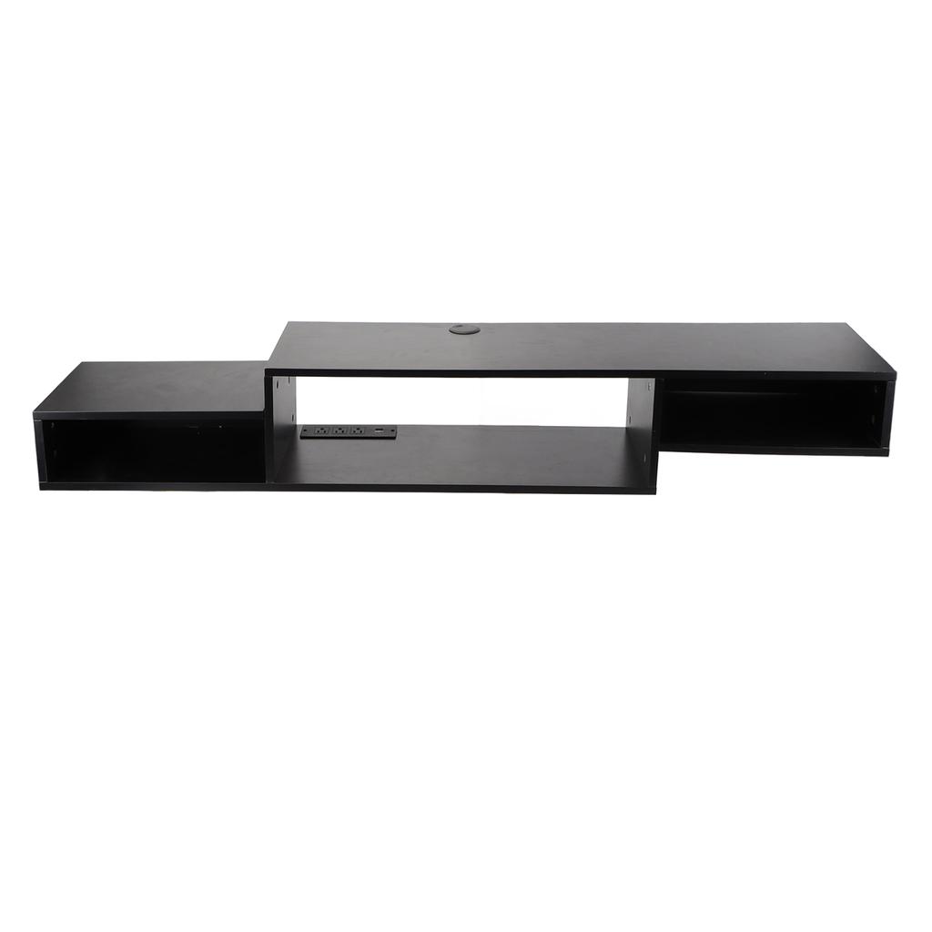 Floating TV Cabinet Modern Strong Load Bearing Wall Mounted TV Cabinet for Storing Stereos