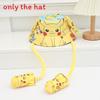 Cartoon Fisherman Hat For Kids With 3d Ears And Stitch Spider Man Print Design Summer Sun Protection Cotton Polyester