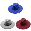 Style Wool Felt Hat With Wide Brim For Men And Women Summer Sun Protection