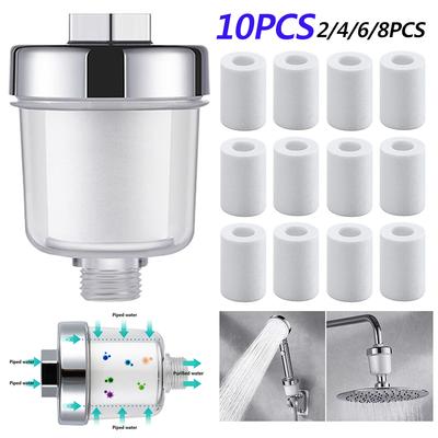 Wasserauslass-Reinigungsset, universeller Wasserhahnfilter, Küchen-, Badezimmer-, Duschfilter, transparentes Badezimmer-Filtrationssystem für zu Hause