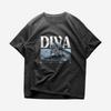 Diva Daunenhemd, Lustiges Meme T-Shirt, Tumblr Oberteil, Virales Grafik-T-Shirt, Trendiges Unisex-T-Shirt