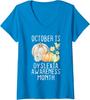 October Is Dyslexia Awareness Month Tee Dyslexia Ladies' V-Neck Tshirt Unisex T-Shirt