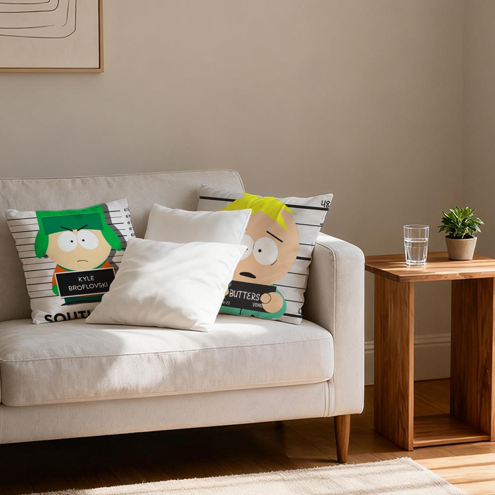 Pillow Case luxurious home office, sofa decorative Multi sized car seat cushions, pillowcases A-South Parks Cute