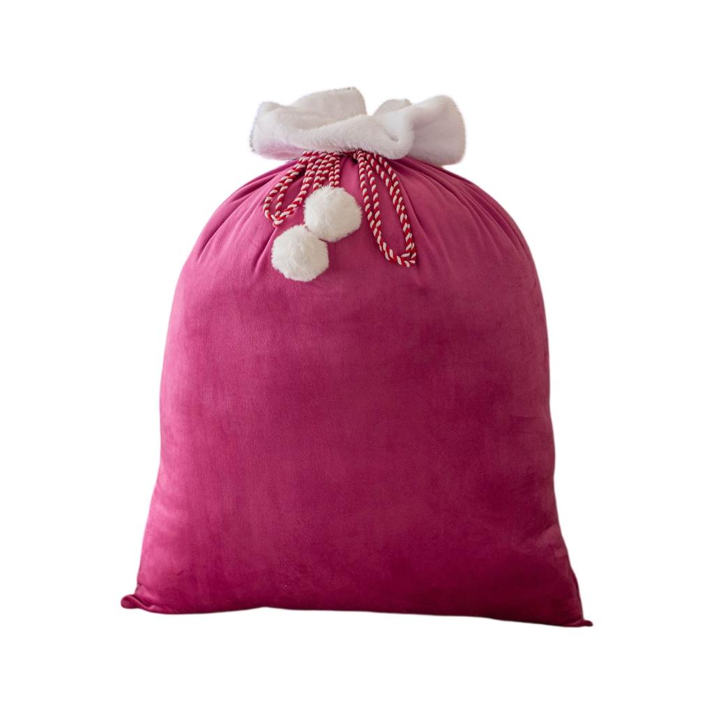 Christmas Gift Bag Candy Gift Drawstring Bag Christmas Velvet Bag