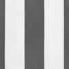 Awning Valance Anthracite and White Striped 6 m