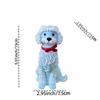 Handcrafted Resin Dog Vase Decorative Flower Holder Dog Planter Flower Vessel  Office