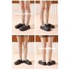 Waterproof Cotton Slippers for Women In Autumn and Winter, Anti Slip Plush Bags and Cotton Shoes for Indoor Home Use