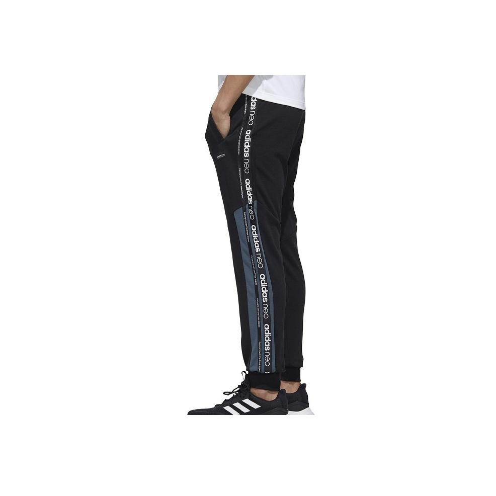 Adidas Neo Patchwork Sports Pants Men Bottoms Black FN6533