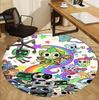 Dandy's World Pattern Round Rug, Indoor/Outdoor Mat, for Picnic, Gameroom, Bedroom, Office, Living Room, Home Decor Carpet, Birthday Gift