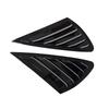 Mirror Covers For Ford Focus MK2 Hatchback 2005-2011 Car Rear Louver Window Side Shutter Cover Trim Sticker Vent Scoop ABS Carbo
