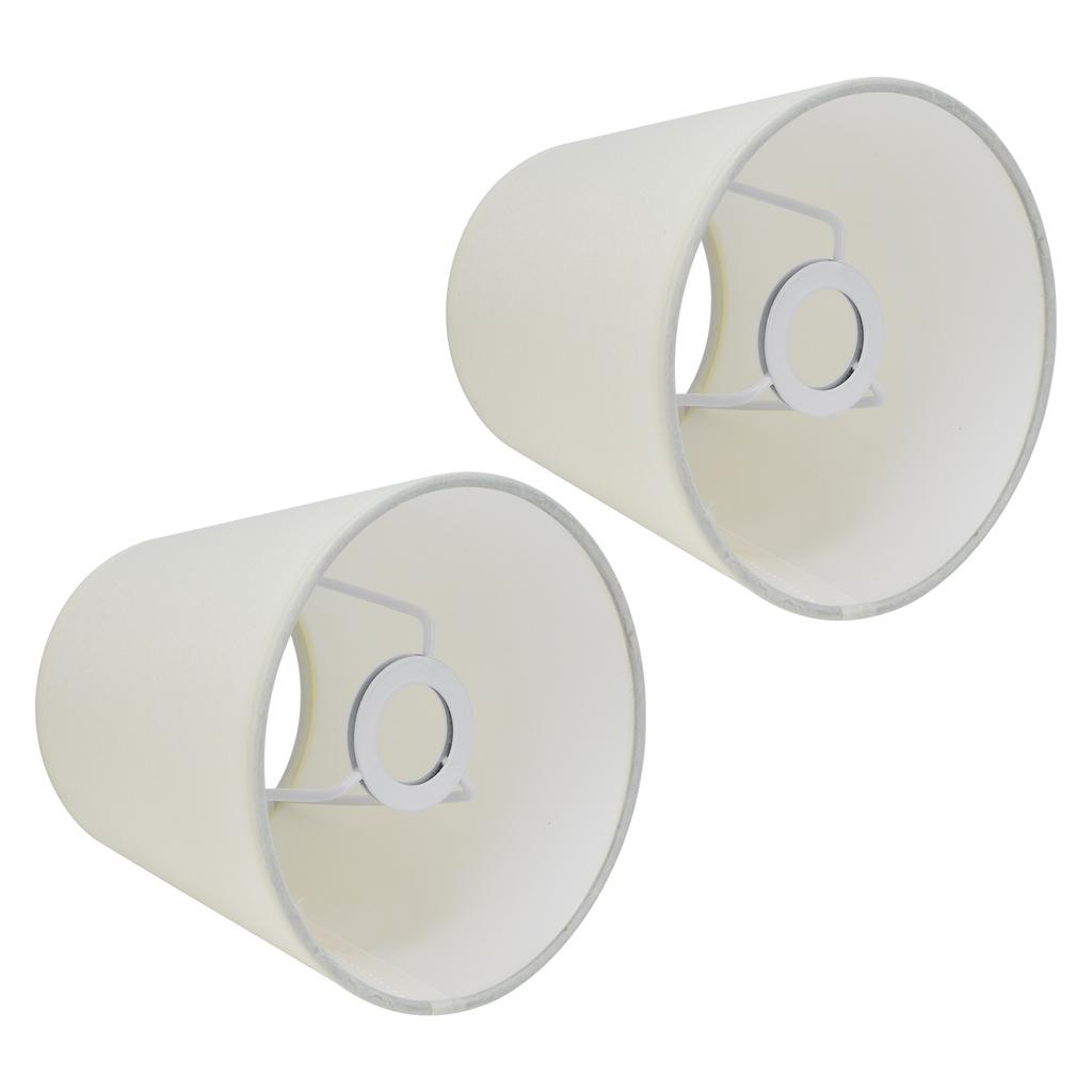 2Pcs Indoor Lamp Shade European Style Fabric Lampshade for E14 Chandelier Table Lamp Floor LampPX17