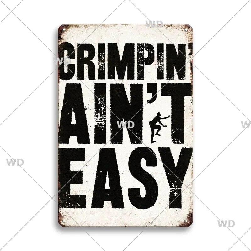 Retro Funny Sentence Tin Sign Decorative Vintage Plaque Metal Sign Decor Metal Plate for Garage Man Cave Bar Pub Home Wall Decor