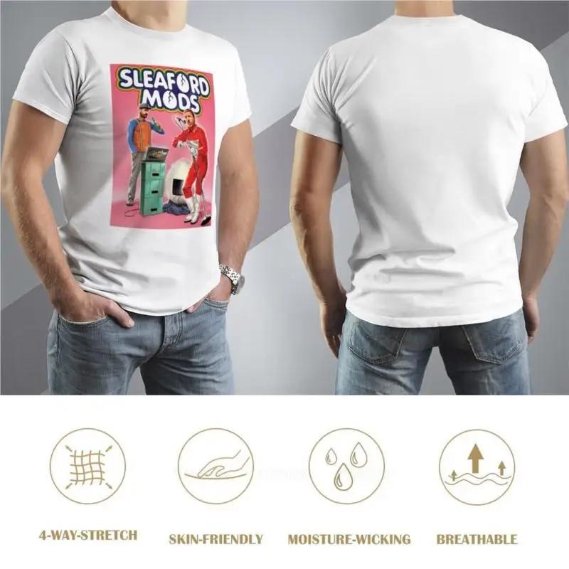 Sleaford Mods 'Mork N Mindy' T-Shirt Short T-shirt Cute Tops Blouse Mens T Shirts Pack Cotton Top Tees Mens T-shirt