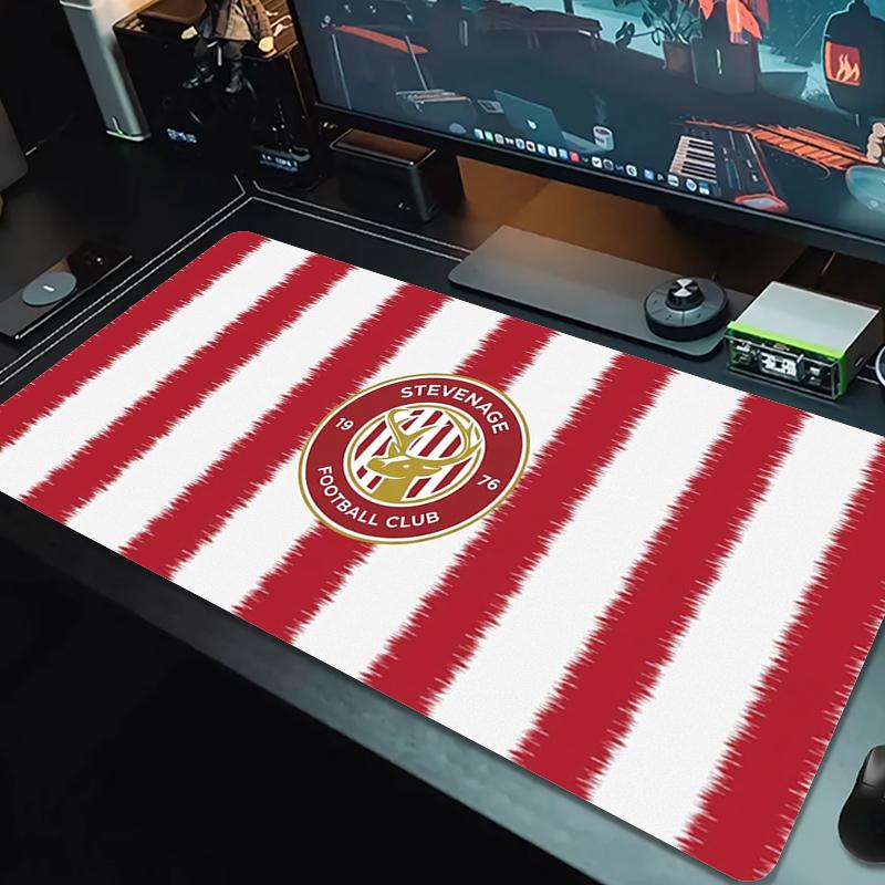Stevenage Borough F Mouse Pad Large Gaming Table Cushion Nonslip Laptop Tablet Big Mousepad Xxl Mat Mini Pc Playmat With Lock Edge