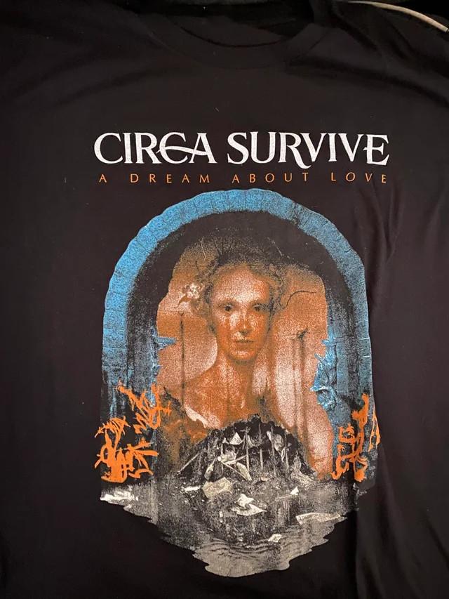 Circa Survive A dream About Love T-Shirt Unisex Cotton Tee S-5XL Bo1041 Unisex T-Shirt M