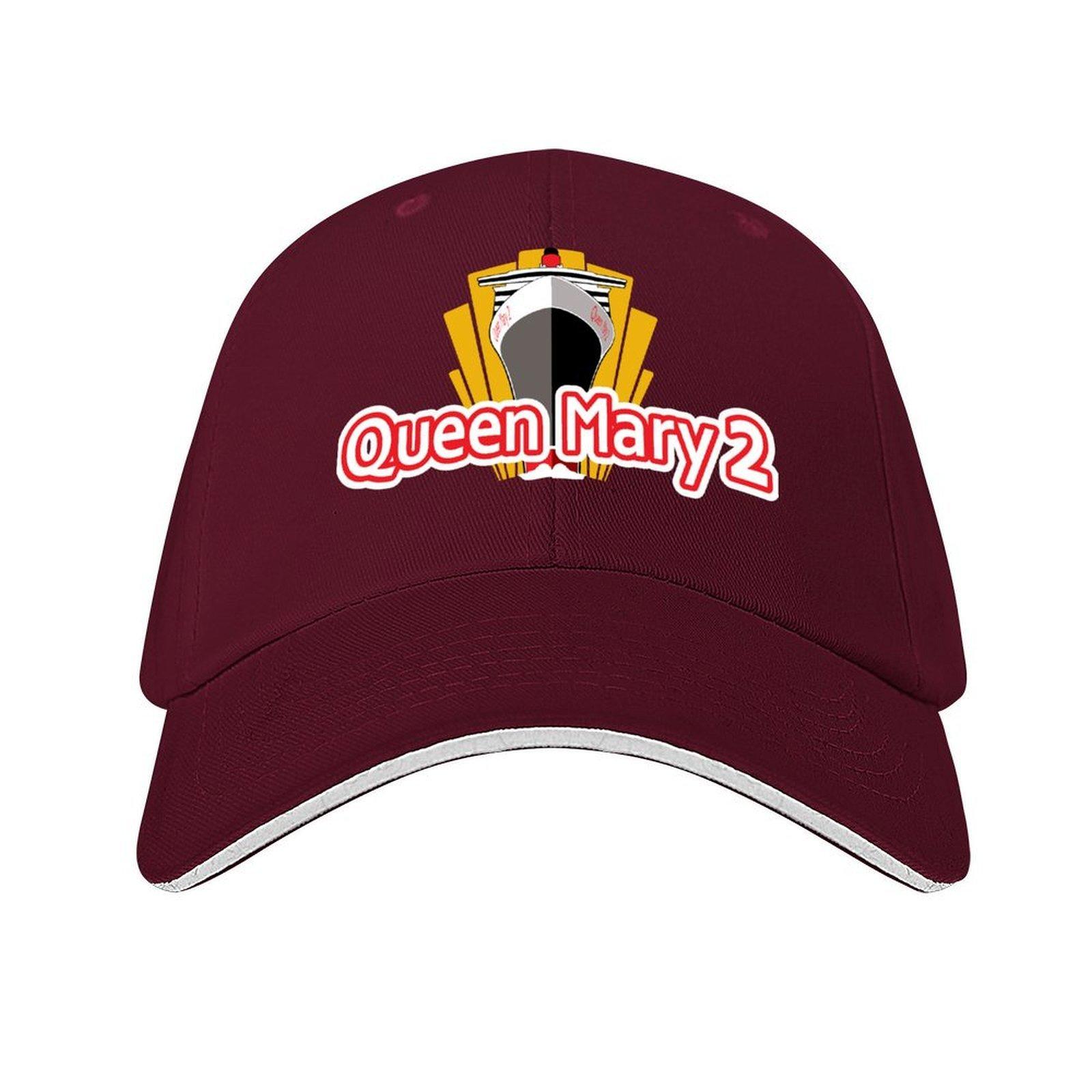 

Queen Mary 2 Baseball Cap Golf Hat luxury caps custom caps Golf Woman Hats Mens