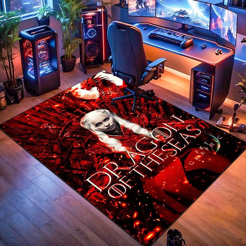 Daenerys's Resolve: Faith Power carpet Living room and bedroom mats Suitable for all seasons Art Doormat Dormitory decoration
