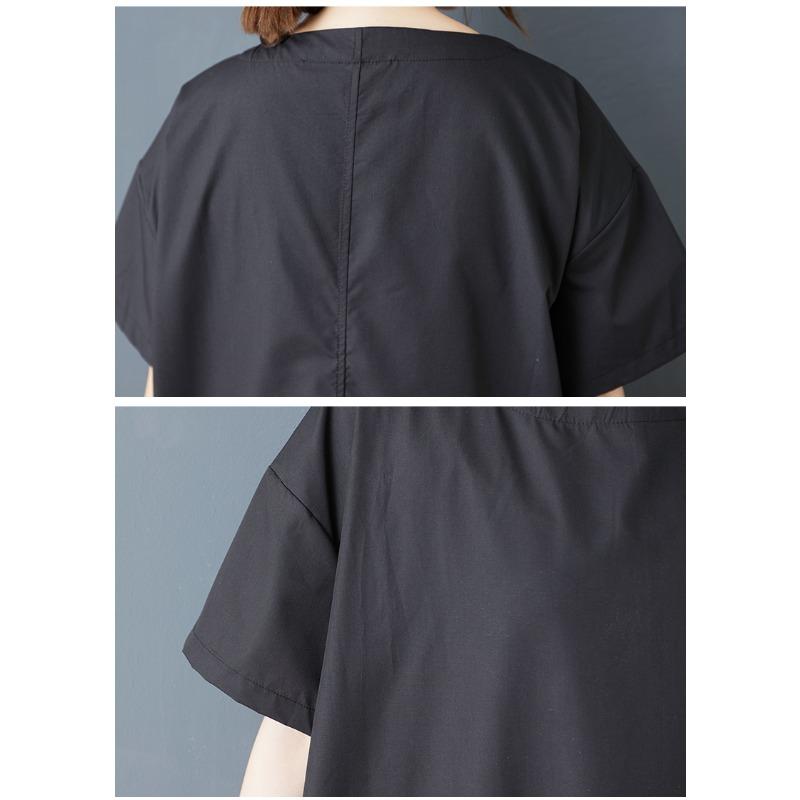 Dimanaf New 2025 Plus Size Summer Dress Women Lace Pleated Spliced Vintage Casual Loose Dress Maxi