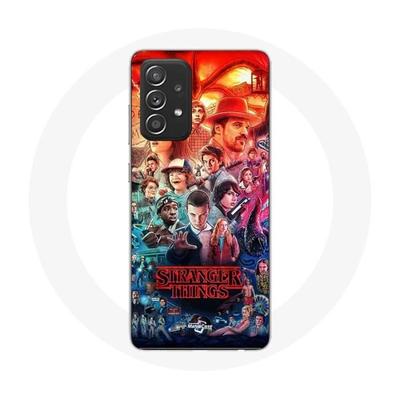 Case for Samsung Galaxy A52 Stranger Things Teaser Season 4 Poster Characters Art