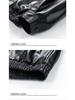 Men's PU Leather Stand Collar Motorcycle Jacket