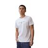 Calvin Klein T-Shirt mit Logo-Print, Rundhalsausschnitt, kurzen Ärmeln, Unisex-T-Shirts, Weiß J318472YAF