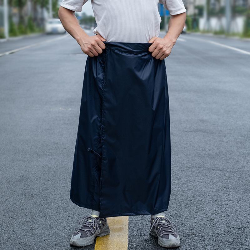 Unisex Wasserdichter Reitrock mit Hose - Winddicht und Regendicht XL navy blau