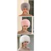 Imitation Fox Fur Grass Autumn and Winter Warm Basin Hat Ear Protection Sweet and Fashionable Korean Version Hat Trendy Women's Outdoor Hat