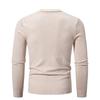 2025 Men's Casual Round Neck Solid Color Fashion Sweater