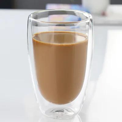 Cană din sticlă termoizolată cu perete dublu, 5 dimensiuni, căni de cafea espresso, cană de bere lucrată manual, ceai, sticlă de lapte, cești de sticlă de whisky, vase de băutură