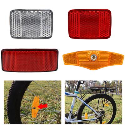 Bicycle Handlebar Reflector Kit Portable Durable High Quality Reflective Front Rear Warning Light Support Safety Lens