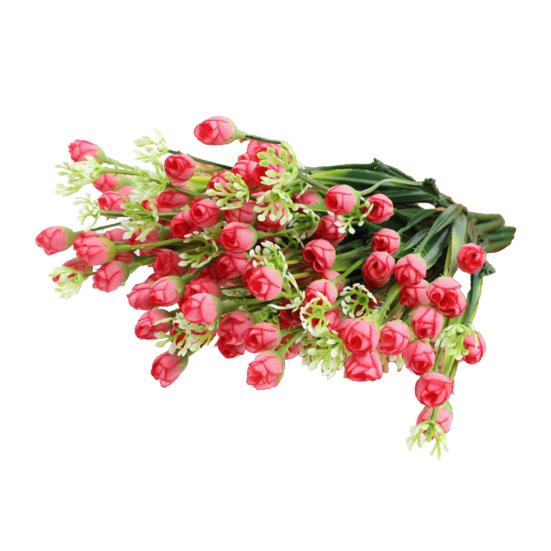 Artificial Flower No Maintenance No Watering No Fading Bright Color Realistic Lifelike Artificial Flower Wedding Party Home Decoration